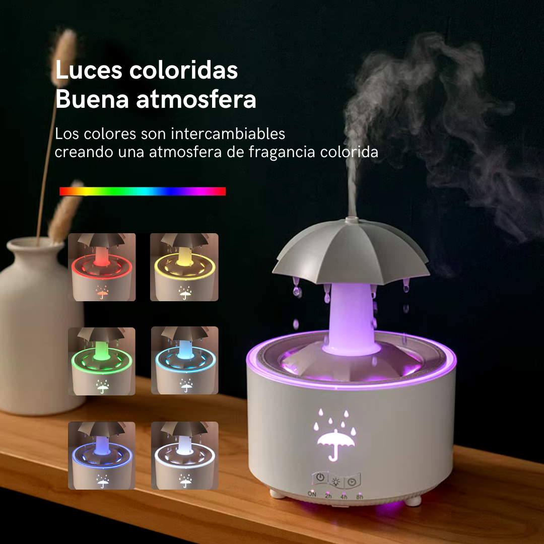 Humidificador Relajante de Lluvia