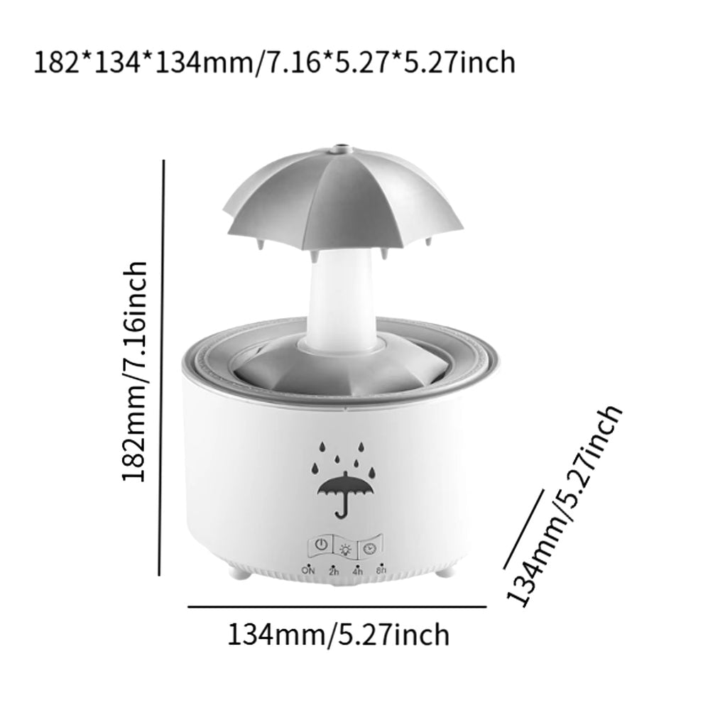 Humidificador Relajante de Lluvia